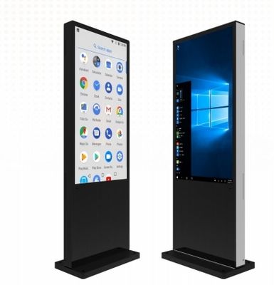 Iboard 19 years factory Wholesale 23.8 27 32 inch Floor Standing Digital Signage Display Advertising Floor Standing Kiosk Capacitive Touch With Android Or Windows System for indoor advertising