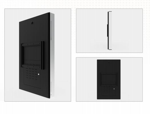 65-дюймовый настенный инфракрасный сенсорный киоск с разрешением 4K и встроенными динамиками