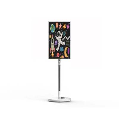 32-дюймовый сенсорный киоск Android 13 с мобильной подставкой и интерактивной цифровой вывеской