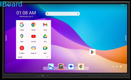 86-дюймовая интерактивная доска Google EDLA с 8-ядерным процессором для класса и конференций