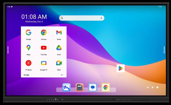 86-дюймовая интерактивная доска iBoard, сертифицированная Google EDLA, для классных комнат и конференций