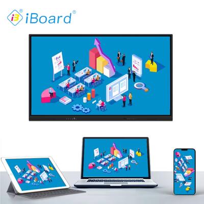 Высококачественная 98-дюймовая интерактивная доска iBoard, плоская панель, сенсорный экран, телевизор – Премиальное решение для школьного обучения и корпоративных совещаний
