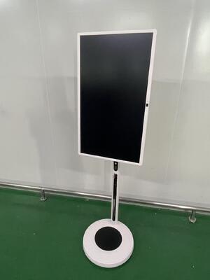 32 дюйма портативный смарт-телевизор мобильный сенсорный экран беспроводный Android-телевизор на колесах