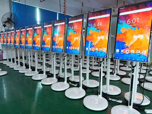 Портативный 24,5 дюйма Android 13 Умный рекламный дисплей Экран Внутри помещений Интерактивные цифровые вывески Сенсорный экран Телевизор Передвижной