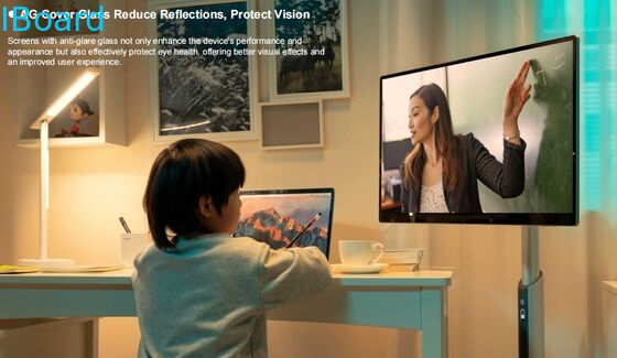 32-дюймовая беспроводная интерактивная доска с встроенной камерой и портативным смарт-телевизором
