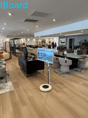 32-дюймовая беспроводная интерактивная доска с встроенной камерой и портативным смарт-телевизором