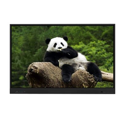 75-дюймовая интерактивная плоская панель 4K UHD с 20-точечным мультитачем для классной комнаты и рабочего места