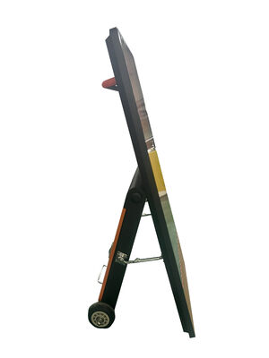 43-дюймовый портативный ЖК-дисплей с батарейным питанием для рекламы, цифровые вывески для розничных магазинов, уличный киоск IP65 с функцией SDK