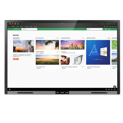 Портативная 75-дюймовая интерактивная доска с Wi-Fi и интегрированным программным обеспечением для обучения