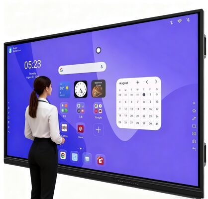 IBoard Interactive Flat Panel with 20 Point Touch 350 Cd/m² Brightness and 50000 Hrs Lifetime for Classrooms and Offices