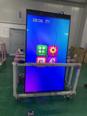 Мониторинг и анализ цифровых рекламных кампаний. Монитор цифровой рекламы с отслеживанием в режиме реального времени и типом установки на стену или пол