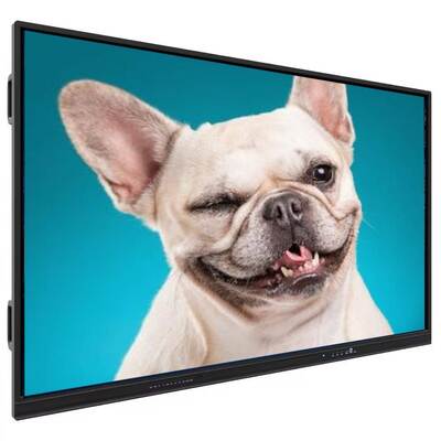 Интерактивная плоская панель с двумя боковыми клавишами поддержки датчиков света и рабочей температурой от 0°C до 50°C для деловых встреч