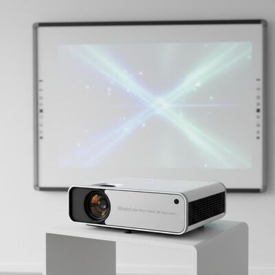iBoard Дешевый лазерный портативный проектор DLP 4K Whiteboard Ультра короткий проектор для классов Школьные учебные доски