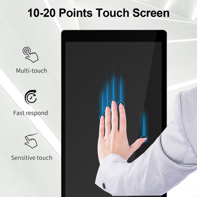 IBOARD 43 50 55 65 75 дюймовый вертикальный стенд Рекламный экран Lcd Цифровая вывеска Тотемный светодиодный дисплей для выставки