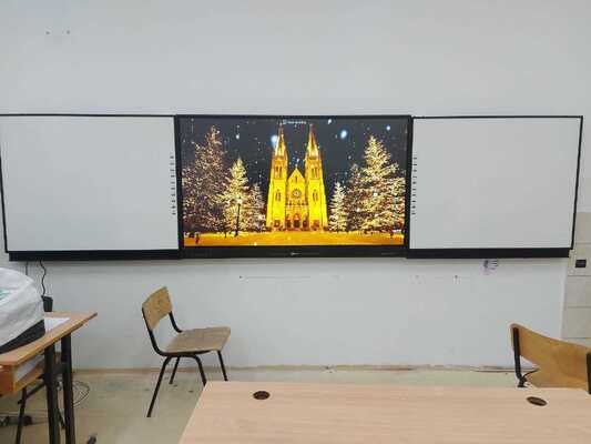75 дюймовая цифровая доска зелёные доски для IFPD взаимосвязанная LCD доска