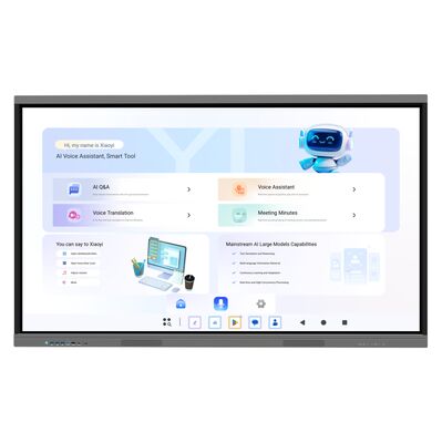 iBoard 75 дюймов Android 16 Google EDLA Сертифицированный AI Интерактивная плоская панель Умная плата