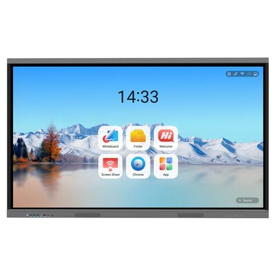 iBoard 75 дюймов Android 16 Google EDLA Сертифицированный AI Интерактивная плоская панель Умная плата