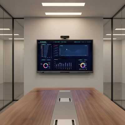 Мультитач-экран с антибликовым покрытием, мобильная подставка, ЖК-цифровая интерактивная смарт-доска 55, 65, 75 дюймов, интерактивная плоская панель