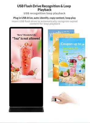 Цифровые вывески с углом обзора >178° и температурой хранения от -20°C до 60°C, с облачной или локальной CMS