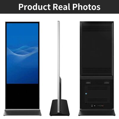 43-дюймовый режим черного дисплея Цифровые вывески с удаленным управлением контентом и настраиваемым размером экрана для улучшенного рекламного дисплея