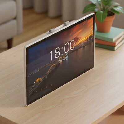 Киоск с сенсорным экраном и встроенным сканером QR-кодов, модный дизайн, контрастность 4000:1, разработан для взаимодействия с клиентами