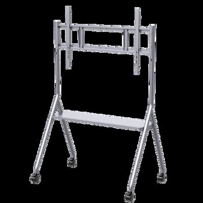 Мобильная подставка Тележка для мобильного ТВ для интерактивных дисплеев Smart TV, подходит для размеров 65-86 дюймов