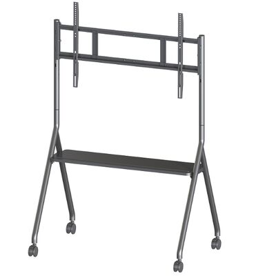 Мобильная подставка Тележка для мобильного ТВ для интерактивных дисплеев Smart TV, подходит для размеров 65-86 дюймов