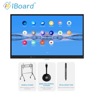 Android 13 4 32G интерактивный монитор с 4 мм закаленным стеклом