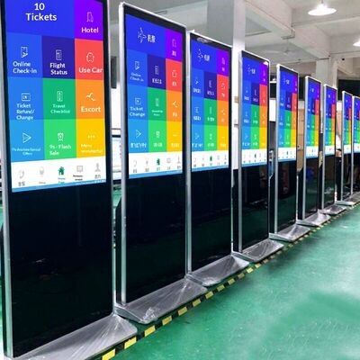 iBoard 43-дюймовый подъемник Вертикальный LCD сенсорный экран Внутренний умный рекламный экран Дисплей цифровой рекламной рекламы