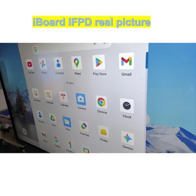 Популярная интерактивная панель 65 дюймов с разрешением 4K, умным сенсорным экраном и новой системой Android для класса и офиса