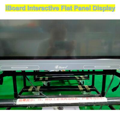 Popular Interactive Flat Panel 75 Inch 4k Resolution Smart Touch with New Android System Equipment for Classroom Office Meeting