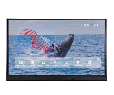 экран касания LCD 65 дюймов взаимодействующий 20 пальца пунктов касания ручки