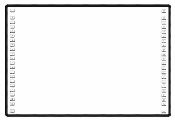 SKD инфракрасный интерактивный Multi Touch Screen Whiteboard Smart Board 20 точек касания CE ROHS