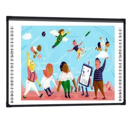 Доска Whiteboard 92 дюймов оптически взаимодействующая воспитательная умная с whiteboard класса 4 камер