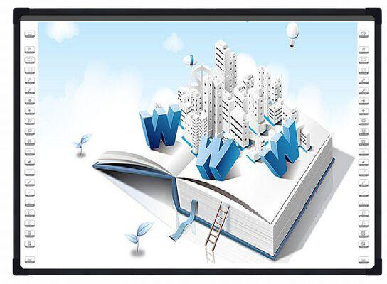 86 дюймовая интерактивная доска с инфракрасным излучением 10 точек соприкосновения для встреч в классе