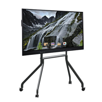 65-дюймовая интерактивная светодиодная доска, Android Smart Flat Panel, 20/40 точек касания, инфракрасный, черный цвет