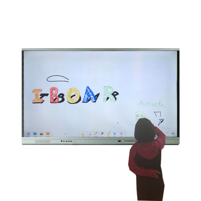 3840*2160 LCD Teaching Board 5ms Интерактивная сенсорная панель Windows Linux Инфракрасное для бизнеса или школьного образования