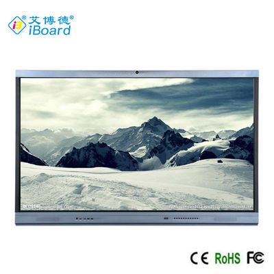 СИД 75" TFT взаимодействующий андроид 11 с ПК AIO, инфракрасн монитора экрана касания техническое, построенным в Camara