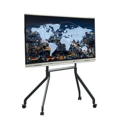 Экран касания Whiteboard 75 дюймов взаимодействующий 1651x929mm, Android8.0, черный и серебряный