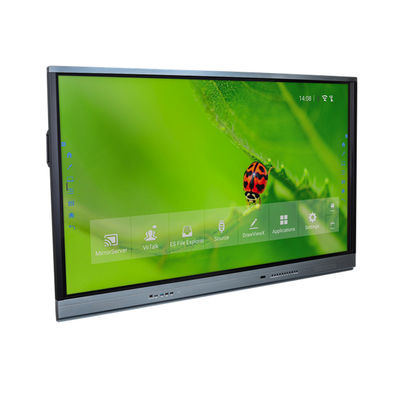 75" взаимодействующий дисплей касания доски Whiteboard 4K LCD экрана касания умный