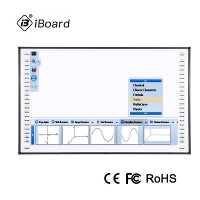 110 дюймов ультракрасное взаимодействующее Whiteboard 16 9 ультра широко