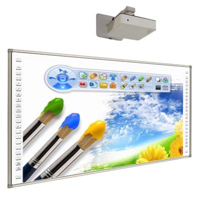 Стена Whiteboard 84 дюймов ультракрасная взаимодействующая установленная для учить