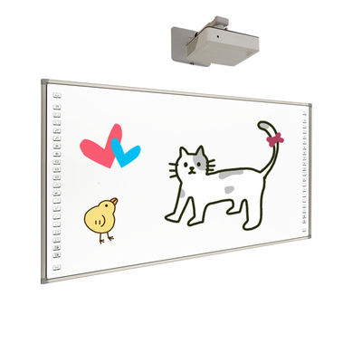 Образование уча умному ультракрасному взаимодействующему Whiteboard 84inches с сильным писать программным обеспечением