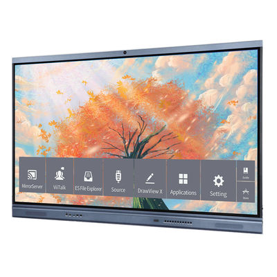 Доска HDMI цифров 350cd/M2 86in LCD умная для конференции
