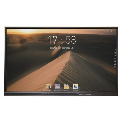 65 экран инфракрасн взаимодействующий Whiteboard 4K DLED стекла дюйма 4mm закаленный