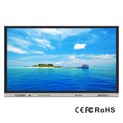 UHD 4K интерактивный сенсорный экран Монитор Zero Gap Glass Smart TV Whiteboard со всеми в одном компьютере