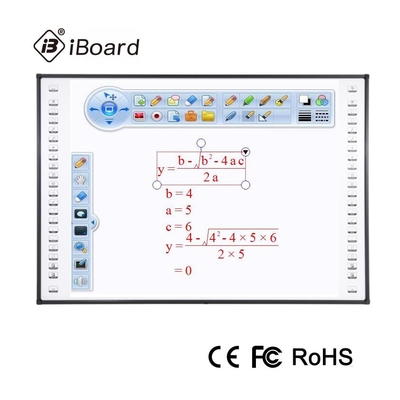 Multi касание ультракрасное взаимодействующее Whiteboard коэффициент 4 дисплея 85 дюймов/3