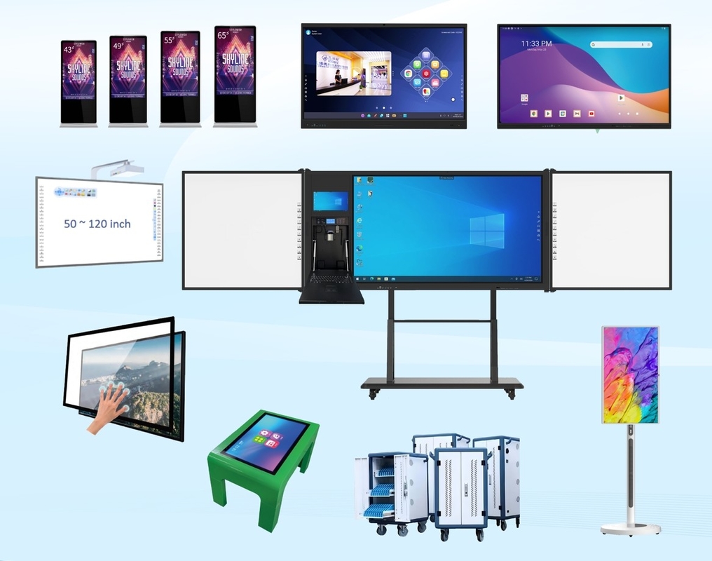 Android Digital Whiteboard Улучшитель эффективности B2B с 75-дюймовой панелью