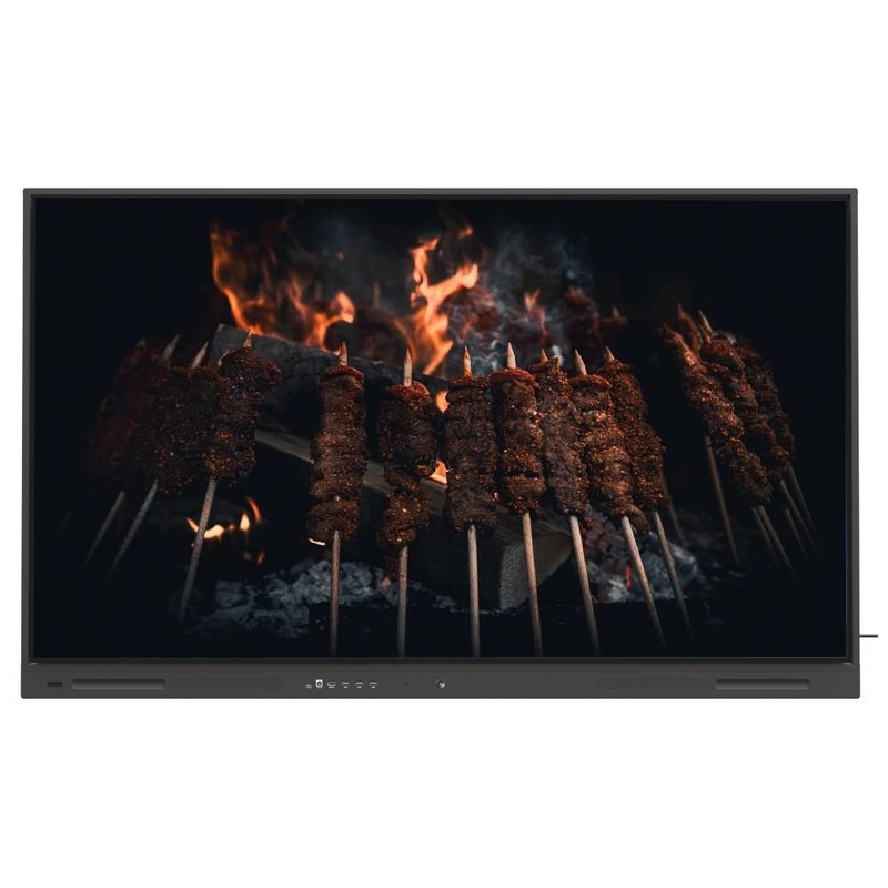 LCD Smart Board 65 75 86 дюймов Онлайн обновление 4K сенсорный экран Дисплей с учебными инструментами Программное обеспечение для команд Zoom Использование для обучения