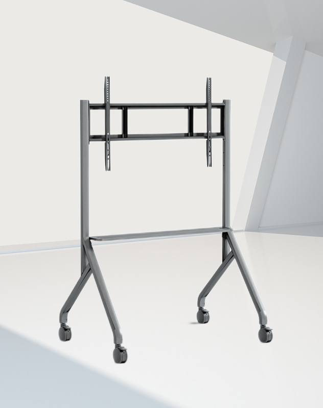 IBoard 55-86 дюймов Доступный мобильный телевизор Подвеска подъемник телевизора телевозок все в одном дисплее с колесами